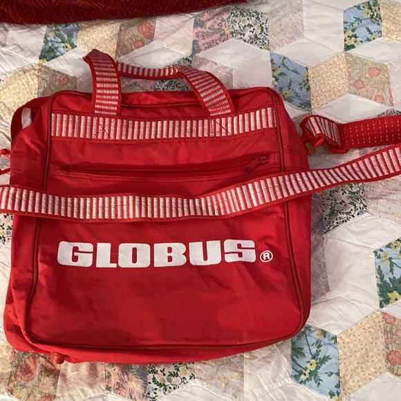 vintage Globus crossbody carry-on travel bag - Picture 7 of 7